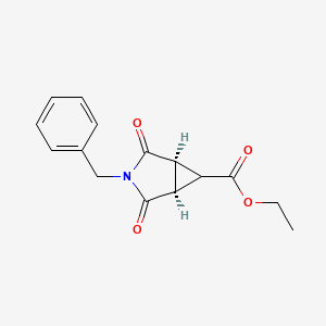 ethyl (1S,5R)-3-benzyl-2,4-dioxo-3-azabicyclo[3.1.0]hexane-6-carboxylate CAS 134575-06-7