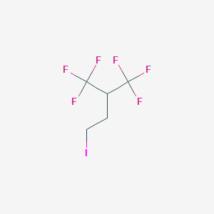 1,1,1-trifluoro-4-iodo-2-(trifluoromethyl)butane CAS 1346176-00-8