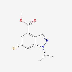 methyl 6-bromo-1-propan-2-ylindazole-4-carboxylate CAS 1346702-52-0
