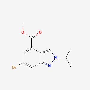 methyl 6-bromo-2-propan-2-ylindazole-4-carboxylate CAS 1346702-53-1