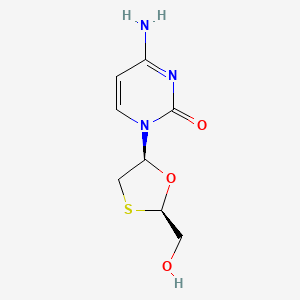 4-amino-1-[(2R,5S)-2-(hydroxymethyl)-1,3-oxathiolan-5-yl]pyrimidin-2-one CAS 134678-17-4