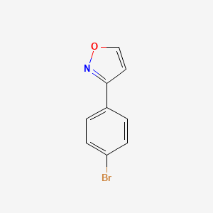 3-(4-bromophenyl)-1,2-oxazole CAS 13484-04-3