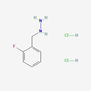 (2-fluorophenyl)methylhydrazine;dihydrochloride CAS 1349715-77-0