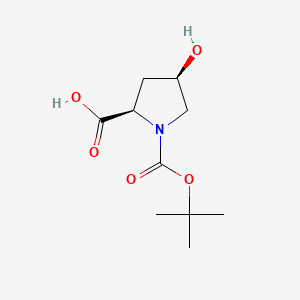 (2R,4R)-4-hydroxy-1-[(2-methylpropan-2-yl)oxycarbonyl]pyrrolidine-2-carboxylic acid CAS 135042-12-5