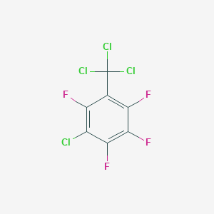 1-chloro-2,3,4,6-tetrafluoro-5-(trichloromethyl)benzene CAS 1350637-05-6