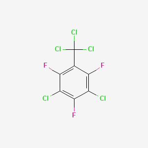 1,3-dichloro-2,4,6-trifluoro-5-(trichloromethyl)benzene CAS 1350637-13-6
