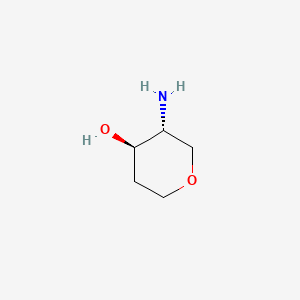 (3R,4R)-3-aminooxan-4-ol CAS 1350734-61-0