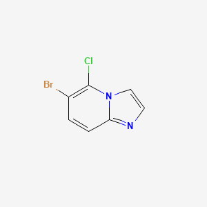 6-bromo-5-chloroimidazo[1,2-a]pyridine CAS 1352898-81-7