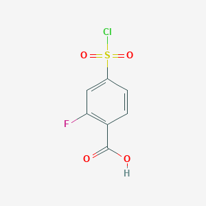 4-chlorosulfonyl-2-fluorobenzoic acid CAS 1354962-26-7