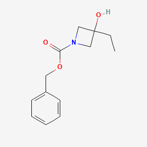 benzyl 3-ethyl-3-hydroxyazetidine-1-carboxylate CAS 1356109-43-7