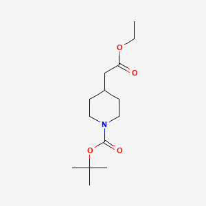 tert-butyl 4-(2-ethoxy-2-oxoethyl)piperidine-1-carboxylate CAS 135716-09-5