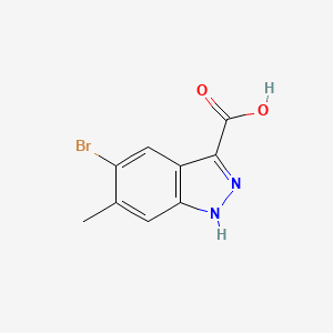 5-bromo-6-methyl-1H-indazole-3-carboxylic acid CAS 1360942-30-8