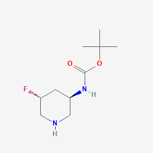 tert-butyl N-[(3R,5R)-5-fluoropiperidin-3-yl]carbamate CAS 1363378-07-7