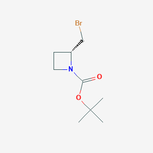 tert-butyl (2R)-2-(bromomethyl)azetidine-1-carboxylate CAS 1363378-13-5