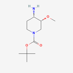 tert-butyl (3R,4S)-4-amino-3-methoxypiperidine-1-carboxylate CAS 1363378-22-6