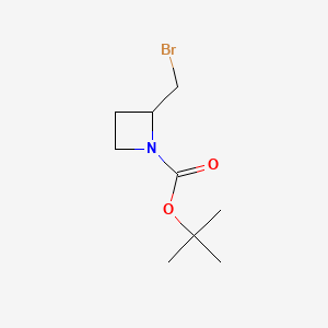 tert-butyl 2-(bromomethyl)azetidine-1-carboxylate CAS 1363380-84-0