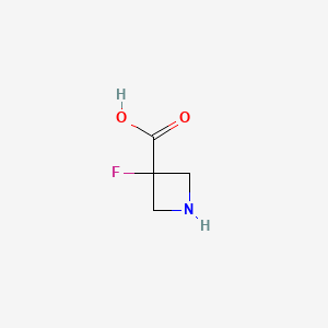 3-fluoroazetidine-3-carboxylic acid CAS 1363380-85-1