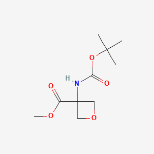 methyl 3-[(2-methylpropan-2-yl)oxycarbonylamino]oxetane-3-carboxylate CAS 1363381-38-7