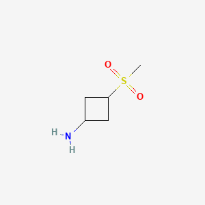 3-methylsulfonylcyclobutan-1-amine CAS 1363381-54-7