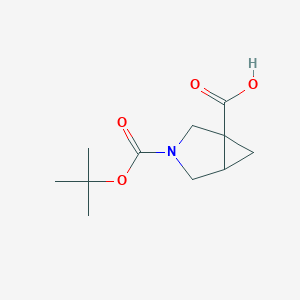 3-[(2-methylpropan-2-yl)oxycarbonyl]-3-azabicyclo[3.1.0]hexane-1-carboxylic acid CAS 1363381-55-8