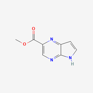methyl 5H-pyrrolo[2,3-b]pyrazine-2-carboxylate CAS 1363381-89-8