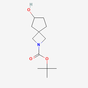 tert-butyl 6-hydroxy-2-azaspiro[3.4]octane-2-carboxylate CAS 1363381-95-6