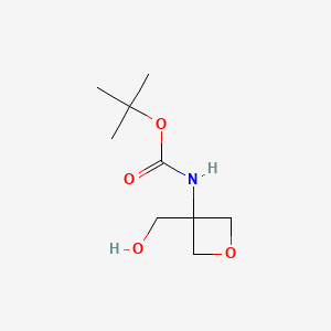 tert-butyl N-[3-(hydroxymethyl)oxetan-3-yl]carbamate CAS 1363382-11-9