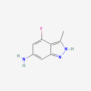 4-fluoro-3-methyl-2H-indazol-6-amine CAS 1363382-44-8
