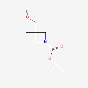 tert-butyl 3-(hydroxymethyl)-3-methylazetidine-1-carboxylate CAS 1363382-91-5