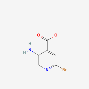 methyl 5-amino-2-bromopyridine-4-carboxylate CAS 1363383-38-3
