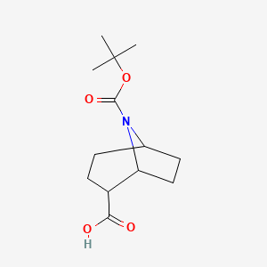 8-[(2-methylpropan-2-yl)oxycarbonyl]-8-azabicyclo[3.2.1]octane-2-carboxylic acid CAS 1366053-52-2