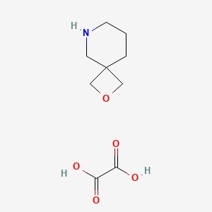 2-oxa-8-azaspiro[3.5]nonane;oxalic acid CAS 1366396-42-0