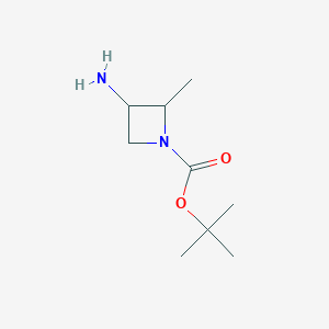tert-butyl 3-amino-2-methylazetidine-1-carboxylate CAS 1368087-42-6