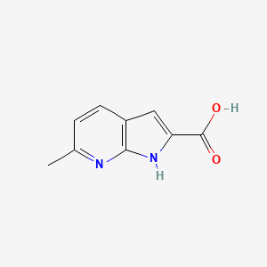 6-methyl-1H-pyrrolo[2,3-b]pyridine-2-carboxylic acid CAS 1368101-33-0