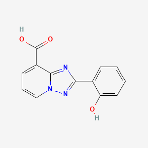 2-(2-hydroxyphenyl)-[1,2,4]triazolo[1,5-a]pyridine-8-carboxylic acid CAS 1368386-88-2