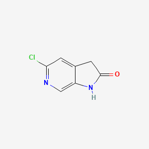 5-chloro-1,3-dihydropyrrolo[2,3-c]pyridin-2-one CAS 136888-17-0