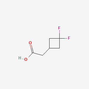 2-(3,3-difluorocyclobutyl)acetic acid CAS 1373503-48-0