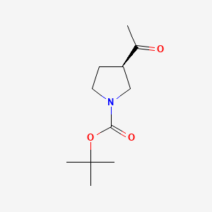 tert-butyl (3R)-3-acetylpyrrolidine-1-carboxylate CAS 1374673-69-4