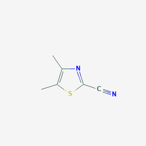 4,5-dimethyl-1,3-thiazole-2-carbonitrile CAS 1378802-88-0