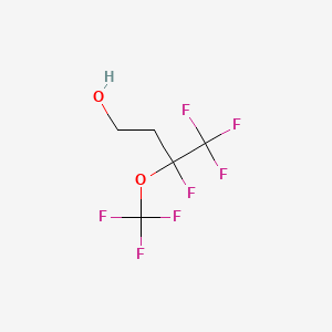3,4,4,4-tetrafluoro-3-(trifluoromethoxy)butan-1-ol CAS 1378864-58-4