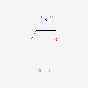 3-ethyloxetan-3-amine;hydrochloride CAS 1379288-48-8