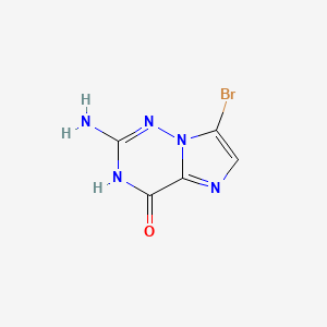 2-amino-7-bromo-3H-imidazo[2,1-f][1,2,4]triazin-4-one CAS 1379323-68-8