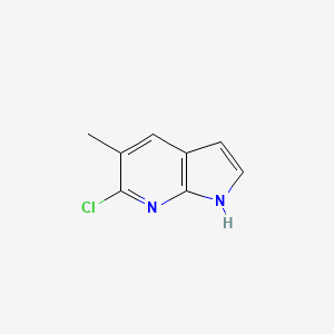 6-chloro-5-methyl-1H-pyrrolo[2,3-b]pyridine CAS 1380160-28-0