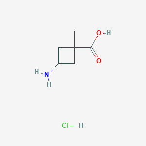 3-amino-1-methylcyclobutane-1-carboxylic acid;hydrochloride CAS 1389264-21-4