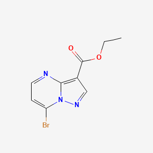 ethyl 7-bromopyrazolo[1,5-a]pyrimidine-3-carboxylate CAS 1389302-26-4
