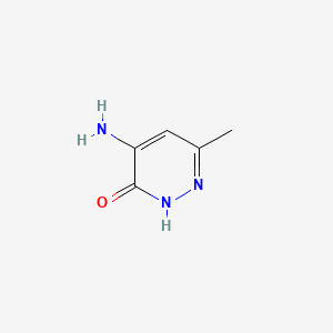 5-amino-3-methyl-1H-pyridazin-6-one CAS 13925-21-8