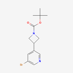 tert-butyl 3-(5-bromo-3-pyridinyl)azetidine-1-carboxylate CAS 1392803-79-0