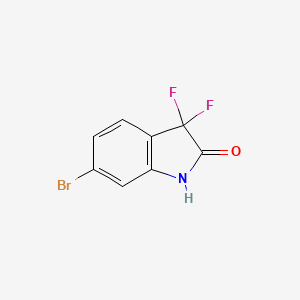 6-bromo-3,3-difluoro-1H-indol-2-one CAS 1393532-37-0