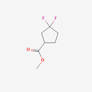 methyl 3,3-difluorocyclopentane-1-carboxylate CAS 1394129-94-2