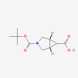 (1S,5R)-3-[(2-methylpropan-2-yl)oxycarbonyl]-3-azabicyclo[3.1.0]hexane-6-carboxylic acid CAS 1401464-07-0